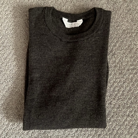 EVERLANE 100% wool sweater gray - Picture 3 of 6